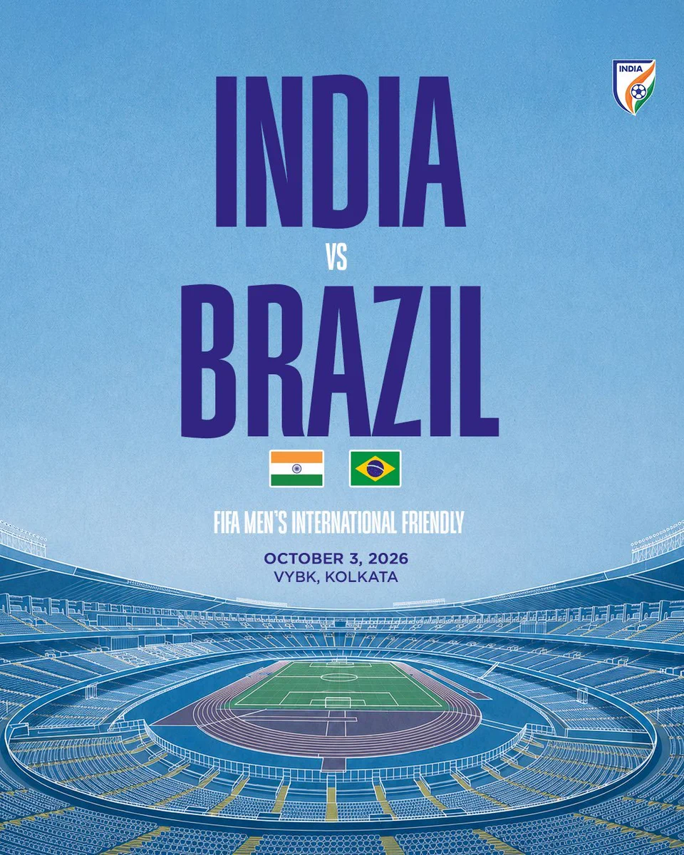 India vs Brazil Football Match 2026: Date, Venue, Players, Squad and History